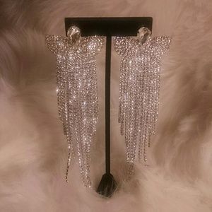 Glamorous rhinestone earrings